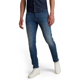 G-STAR RAW 3301 Slim Fit Tapered Jeans Bleu vintage medium aged 8968-2965 33W 34L