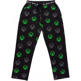 Xbox Lounge Pantalon Mens Black Game Console Pyjamas Pantalon Pantalon PJS